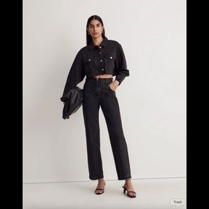 Madewell Perfect Vintage Wide-Leg Jean w/Exposed Zipper